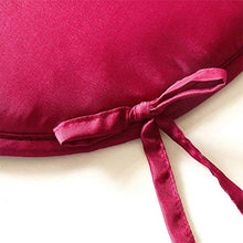 Joasung Cuscini rotondi per sedie da pranzo, con cordoncini, per patio, casa, auto, divano, ufficio, tatami, decorazione per interni ed esterni, 40 cm × 40 cm, confezione da 2 pezzi