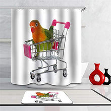 LIYAN Combinazione Bagno. Immagini Chiare E Colori Vivaci Rendono Il Tuo Bagno Pieno di Vita. Accessori da Bagno. Pappagallo nel Carrello.