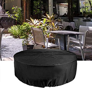 Copertura per tavolo da esterno, copertura per mobili da esterno, protezione UV antipioggia antipolvere per giardino esterno