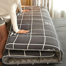QVIVI Materasso Futon Pavimento, Morbido Antiscivolo Dormitorio Studentesco Materassi Futon Pieghevole Tatami Mat Materasso Campeggio Portatile 1.2 * 2M