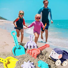 Congci Set di Giocattoli da Spiaggia per Bambini, Set di Giocattoli da Spiaggia per Bambini, Set di Attrezzi da Spiaggia da 6 Pezzi Giocattoli di Sabbia Divertimento per Bambini Strumenti da Spiaggia