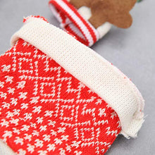 LIOOBO Sacchetto di Copertura per Bottiglia di Natale 3 Pezzi Carino Copricapo di Maglioni di Vino Lavorato a Maglia Renna con Cappello per brutti Decorazioni per Feste di Natale
