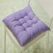 Set di 6 cuscini per sedie con nastri, 40 x 40 x 5 cm, per interni ed esterni (diversi colori a scelta) (giallo)
