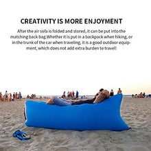 TTAototech Lettino Gonfiabile Divano Ad Aria Amaca Portatile, Impermeabile E Anti-Perdite Daria Design Ideale Divano per Cortile in Riva al Lago Spiaggia Viaggi Campeggio Picnic E Festival Musicali
