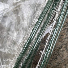 GDMING PVC Telone Occhiellato, Impermeabile Trasparente Copertura con Corda di Bordo E Angolo Protettivo, All'aperto Resistente agli Agenti Atmosferici Copertura Telo, 21 Dimensioni