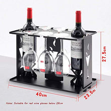 LHQ-HQ Wine Rack Decoration High Glass Wine Rack Upside Down Home Desktop Desktop Hanging Coppa scaffale in Ferro battuto Europea Creativo