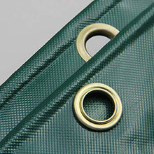 Telo Antipioggia, Tela Cerata Verde con Protezione Solare Impermeabile con Occhielli Panno Raschiante per Coltelli Rivestito in PVC Copertura per Piante da Giardino 570 G/M²(Size:2×1.5M)