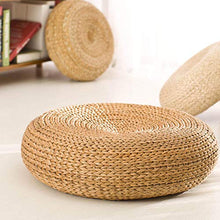 SNAWEN Cuscino da Meditazione in Tessuto Intrecciato Cuscino per Ispessimento del Sedile Cuscino per futon Tatami Yoga Giapponese Cuscino per Tappetino da tè per casa da tè-Un_40x40cm