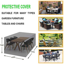 ZHCHL Copertura per Mobili da Giardino 80x80x80cm, Copertura Tavolo Esterno Quadrato a Prova di Polvere Impermeabile Protezione UV Copertura Tavolo Esterno, per I Mobili da Giardino