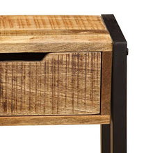 vidaXL Credenza 3 Cassetti Vintage Tavolo Cassettiera Dispensa Vetrina Arredo Soggiorno Armadio Arredamento Legno Massello di Mango