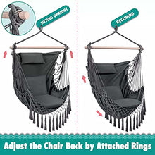 HQSB Appendere A Hammock Sedia Oscillante Sedile Viaggio Campeggio Casa Giardino Adulti Bambini Indoor Sedie A Battente All'aperto con Cuscino E Cuscino