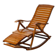 Lounger Sedia da Giardino reclinabile Vintage Sedia a Dondolo Pieghevole per Adulti Lettino Prendisole per Uso Esterno