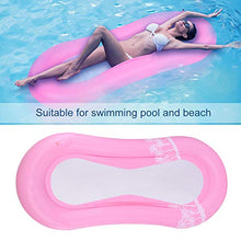 Gototop - Sedia a sdraio gonfiabile, alla moda, per piscina, letto ad aria compressa, pieghevole, per piscine e B, carico massimo 100 kg, colore: rosa