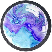 Abstract Marble Texture Pomelli per Porta Set di 4 Pomelli per Mobili Manopole per Cassetti Cucina Armadio Vetro