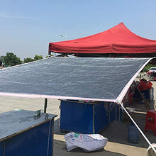Rete ombreggiante Rete Parasole per Tende da Sole con Occhielli, Isolamento Riflettente in Lamina di Alluminio 99% UV Block per attività All'aperto (Size : 3x3M)