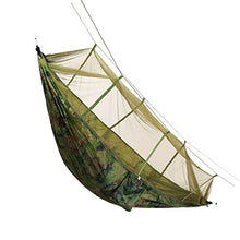 HomeDecTime Amaca da Campeggio Portatile da Viaggio con Paracadute, Altalena Sospesa, Letto E Zanzariera - #03
