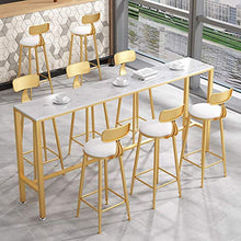 HLL Sgabelli, sedie sedia elegante Home Décor colazione cucina bancone bar con poggiapiedi, velluto di seduta Gambe di arte del ferro in metallo dorato, il 45/65 / 75cm di disegno moderno,Seduto alte