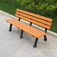 ZXF- Sedia da Giardino per Esterni, Poltrona per Panchine, Piedini in Alluminio Pressofuso A Prova di umidità, Panchina da Giardino per Il Tempo Libero in Legno di Plastica, per Cortile, Portici