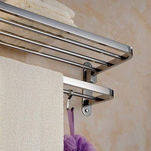 L-YINGZON Asciugamano Rack, Parete rail Bagno cremagliera Bagno cremagliera cremagliere Mensola da bagno gancio 304 staccabile cremagliera mensola del bagno cremagliera bagno Portasciugamani Accessori