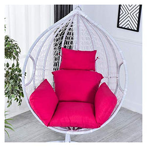 Sedia Imbottitura Sedile Uovo Amaca Cuscino Cesto Appeso Cuscini Altalena Spessa Nido Schienale con per Interno Patio Esterno Giardino da Ufficio Supporto Lombare