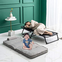 Sedia grigia a gravità zero, sedie da giardino reclinabili, sedia relax, sedia da giardino poltrona reclinabile pieghevole con cuscino rimovibile e tavolino, diverse posture per godersi l'interno o