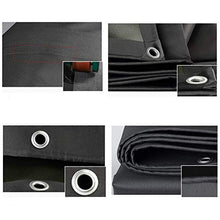 MHBGX Telone Impermeabile per Esterni Resistente, Protezione Dalla Pioia e Dal Sole Copertura Nera per Tenda a Baldacchino, Barca, Camper o Copertura per Piscina,un,5.8X6.8M