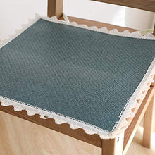 XHNXHN Cuscini per sedie da Pranzo Traspiranti, Cuscini per sedili Estivi in Rattan Decorazioni per la casa per Ufficio Cuscini per sedili in Pizzo Cool Cuscini per sedie da Esterno per Interni B