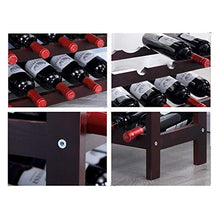 Cremagliera del vino, soggiorno armadietto del vino in legno massello dal pavimento al soffitto, vino visualizzazione vino rosso cremagliera multistrato, con testa in giù la cremagliera di vetro di vi