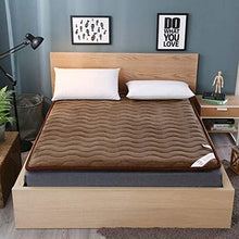 LJYY Tappetino, futon Tradizionale Flanella Un Sacco di Materasso futon Spesso Topper-C 180x200 cm (71x79 Pollici)
