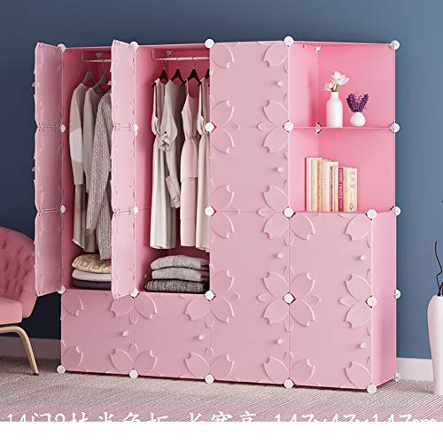 JYXJJKK Armadio Assemblato,Camera da Letto Combinazione di Abbigliamento Magazzino-g