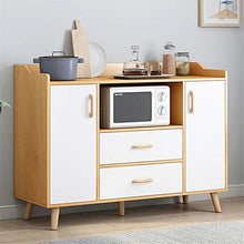 LULUVicky in Piedi Bagagli Petto Cucina Governo di immagazzinaggio Consolle Armadio con cassetto Cassetto Bassa Credenza (Color : Wood, Size : 120x34x97cm)