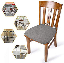 yzzseason, set di 4 tappetini antiscivolo per sedia da pranzo da cucina con laccetti, per interni ed esterni, mobili da cucina e da giardino (beige)