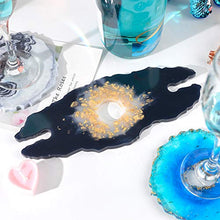 Nifocc Mensola in silicone a forma di bicchiere di vino in resina epossidica irregolare, per la casa, la cucina, il negozio, la decorazione da tavolo