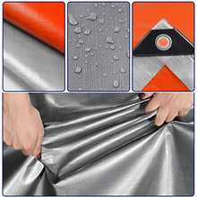 Waterproof Tarp Telone Impermeabile Ispessimento,Lightweight,Durable,UV Resistant,Esterno Copertura Antipioggia Isolamento Parasole baldacchino