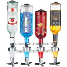 4 Parete Bottiglia Montato Dispenser Bevanda Alcolica Insieme Casa Strip Bar Ottica Casa Bar Bar Banco Bevande Superalcolici Barra Domestica Butler