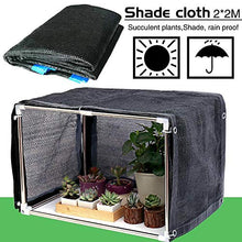BYWWANG 2x2M Balcone Addensato Schermo Solare Coperta Isolamento Termico Rete di Protezione Solare Gancio a Rete Giardinaggio Piantare Ombra Rete