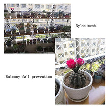 Rete Da Giardino, Rete Di Sicurezza Esterna Corda Bianca Protezione Anticaduta for Bambini Adatta for Abbellimento Del Giardino Balcone Decorativo Scale Ringhiera Esterna Isolamento Dell'animale Domes