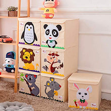 KAIKUN Scatola Porta Giochi Bambini scatole scatole per Bambini scatole di immagazzinaggio cubo scatole per cubetti di stoccaggio Custodia per Giocattoli Dinosaur
