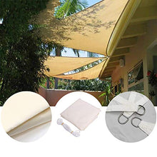 KYEEY Vela da GiardinoTenda da Sole Triangolare Tenda A Vela Tenda da Giardino per Patio Tenda da Sole UV Block Top Shelter BeigeTende da Giardino