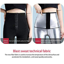 Dan&Dre Pantaloni da Yoga Donna, Pantaloni da Allenamento, Pantaloni da Sauna da Donna 2 in 1 per Allenamento Perdita di Peso Pantaloni Dimagranti Pantaloni da Allenamento Sauna Pantaloni da Jogging