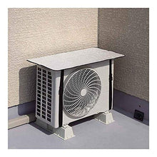 LSXIAO All'aperto Finestra Aria Condizionata Copertina, Foglio di Alluminio Parasole Top, Impermeabile Anti UV con 2 Fibbie Regolabili Adatto per Condensatore, Compressore