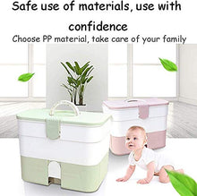 Scatola dei medicinali, Cassetta di Pronto Soccorso Portatile con Chiusura a Prova di Bambino per la casa, Multifunzionale con Manico, Custodia Medica Portatile con Scomparto per Inserti,-Green