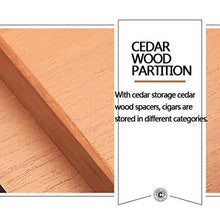 KEWEI Posacenere, Scatola di sigari, umidificatore Professionale, umidificatore, Scatola di sigari Portatile in Legno massello, Coccodrillo Modello, Regalo idratante for i sigari