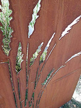 Zen Man 031912-4C - Parete in acciaio Corten da giardino, 2 mm, larghezza 75 x altezza 180 cm, peso 20 kg
