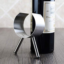 DZSF Wine Rack, Bottiglia Singola Holder controsoffitto Vino, Newness Moderna in Acciaio Inox di Servizio Display Rack Vino