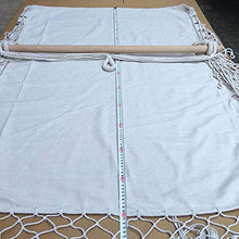 Vottle Beige Appeso Nappe Amaca Stile Boemia Corda di Cotone Sedie a Rete Sedie da Esterno Portatili da Giardino Camera da Letto Bar