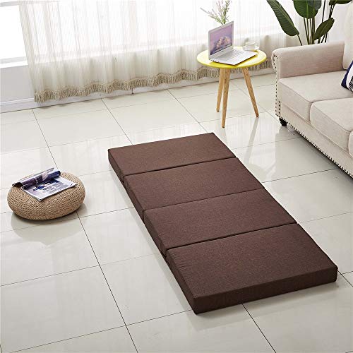 Materasso Singolo Materasso Piegare Playmat Bed Out Giudizi Sedia for adulti e bambini materasso pieghevole traspirante, lavabile e 5 centimetri Biancheria da letto portatile Thick Cuscino Futon Piegh