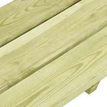 vidaXL Legno Massello di Pino Impregnato Panchina da Giardino Rustica Semplice Robusta Durevole Panca Sedute Arredi per Esterni 170 cm