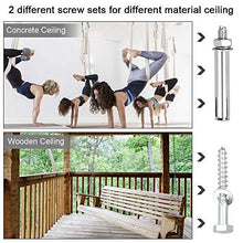 PERFETSELL Gancio per Soffitto Anelli Yoga Gancio TRX per Soffitto Supporto Ancoraggio di Soffitto Anelli da Ginnastica Yoga gancio sacco boxe per Allenamento in Sospensione Diametro 12CM