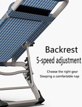 ZHANGYY Sedie a Sdraio per Patio Sedia a Sdraio, Pausa Pranzo Pieghevole Letto Siesta Schienale Multifunzione per Adulti Sedia pigra Portatile Facile da Usare su Sedia 178x52x25cm Durevole